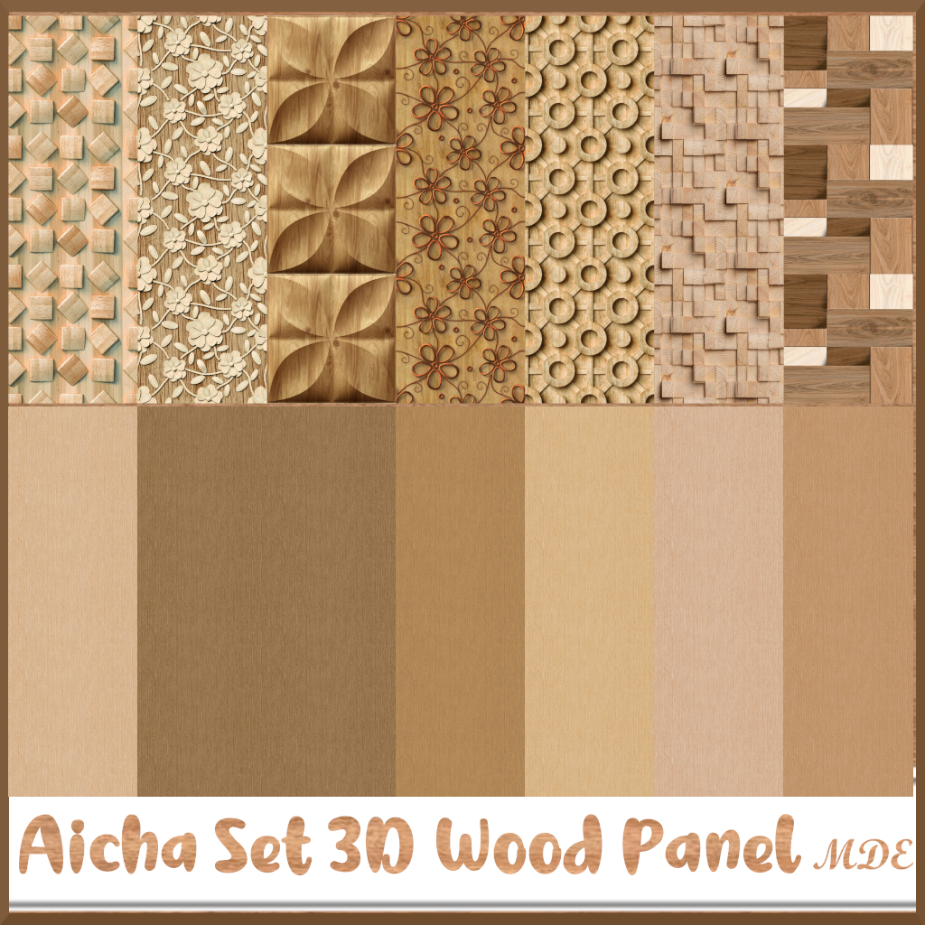 Aicha Set - 3D Wood Wall Panels logo
