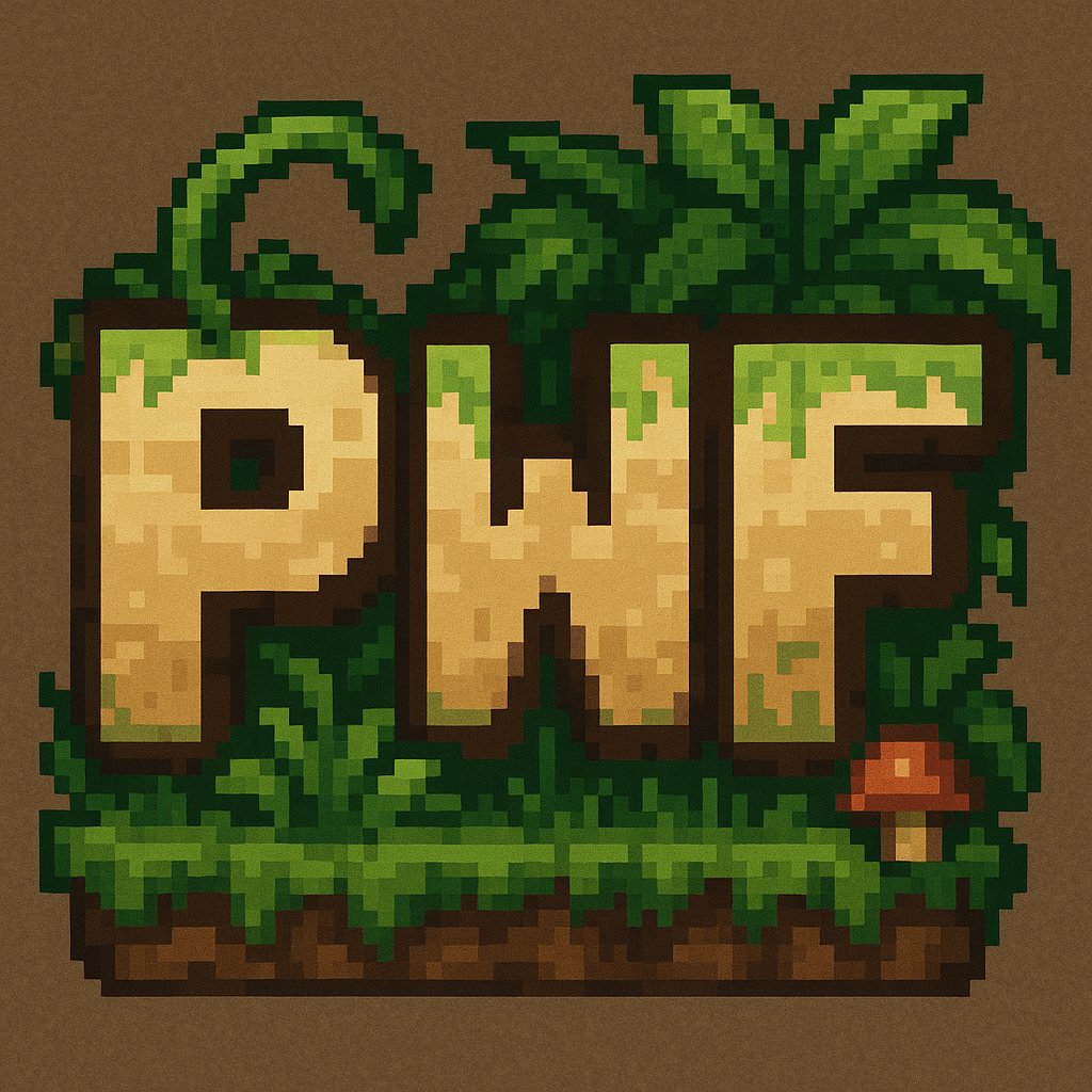 PWF- Parks Wildlife and Farming logo