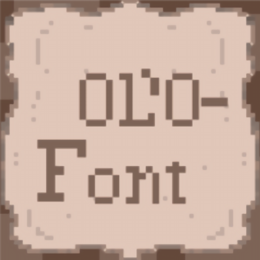Ol' o-font logo