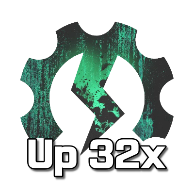 Upscaled Mekanism 32x logo