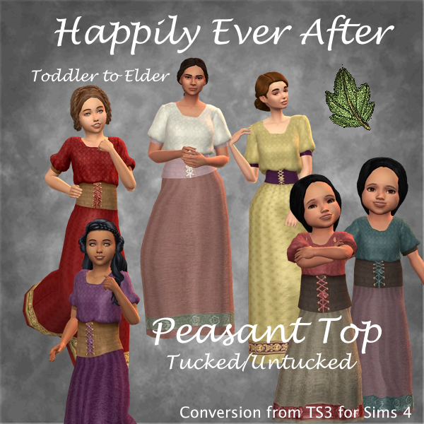 Happily Ever After - Peasant Top logo