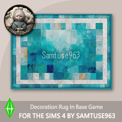 Luxe Abstract Rectangular Dance Rug #1 Samtuse963 logo