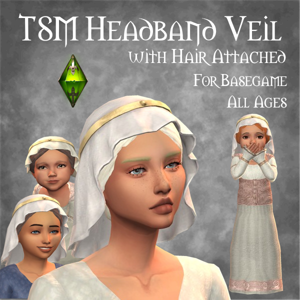 TSM Veil with Headband - Hat-Hair version logo