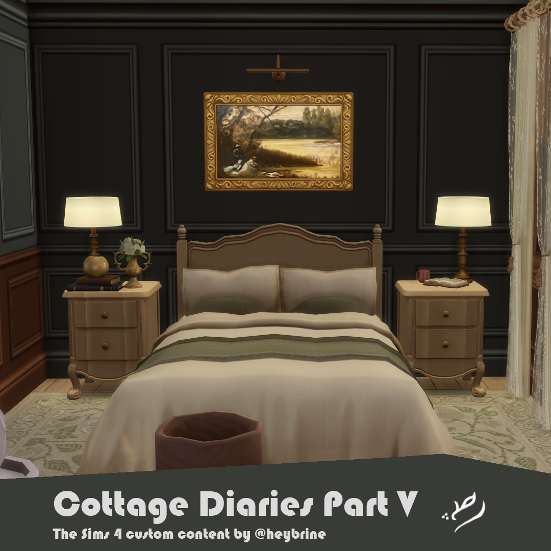 Cottage Diaries Part V - Bedroom logo