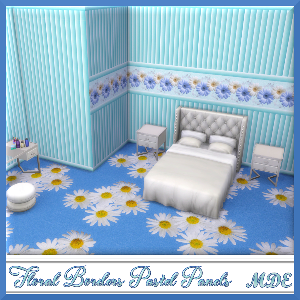 Floral Borders Pastel Panels logo