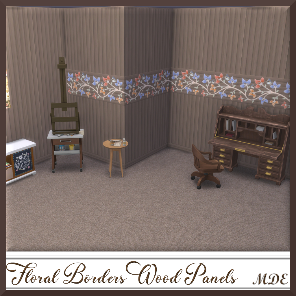 Floral Borders Wood Panels logo