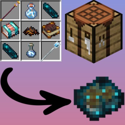 Ruined book recipe(Iron's Spells) logo