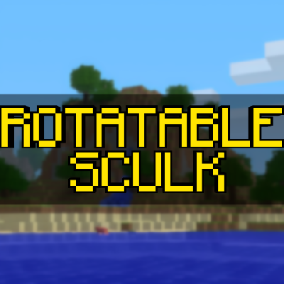 Rotatable Sculk logo
