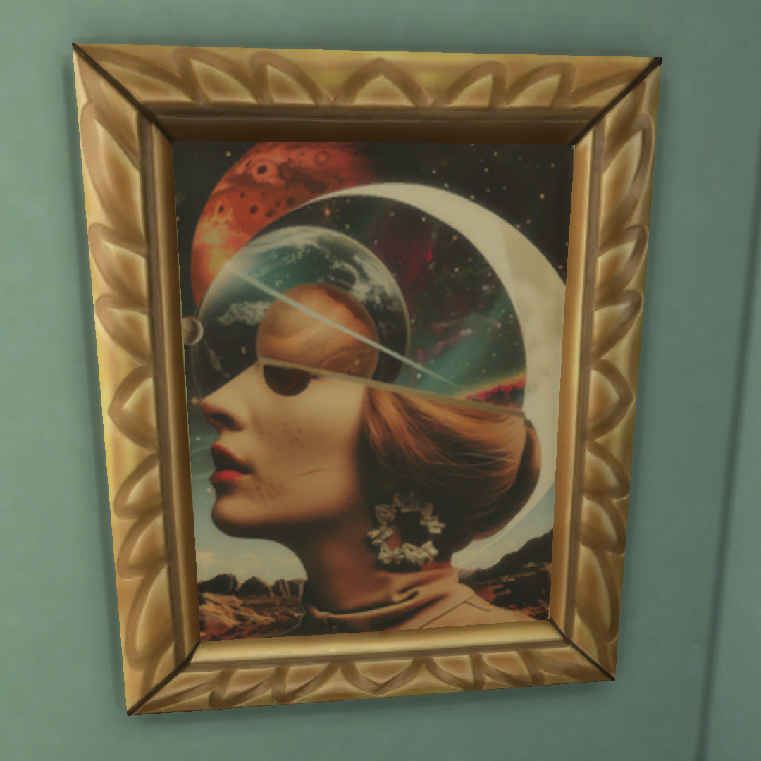 Tarot Card wall painting logo