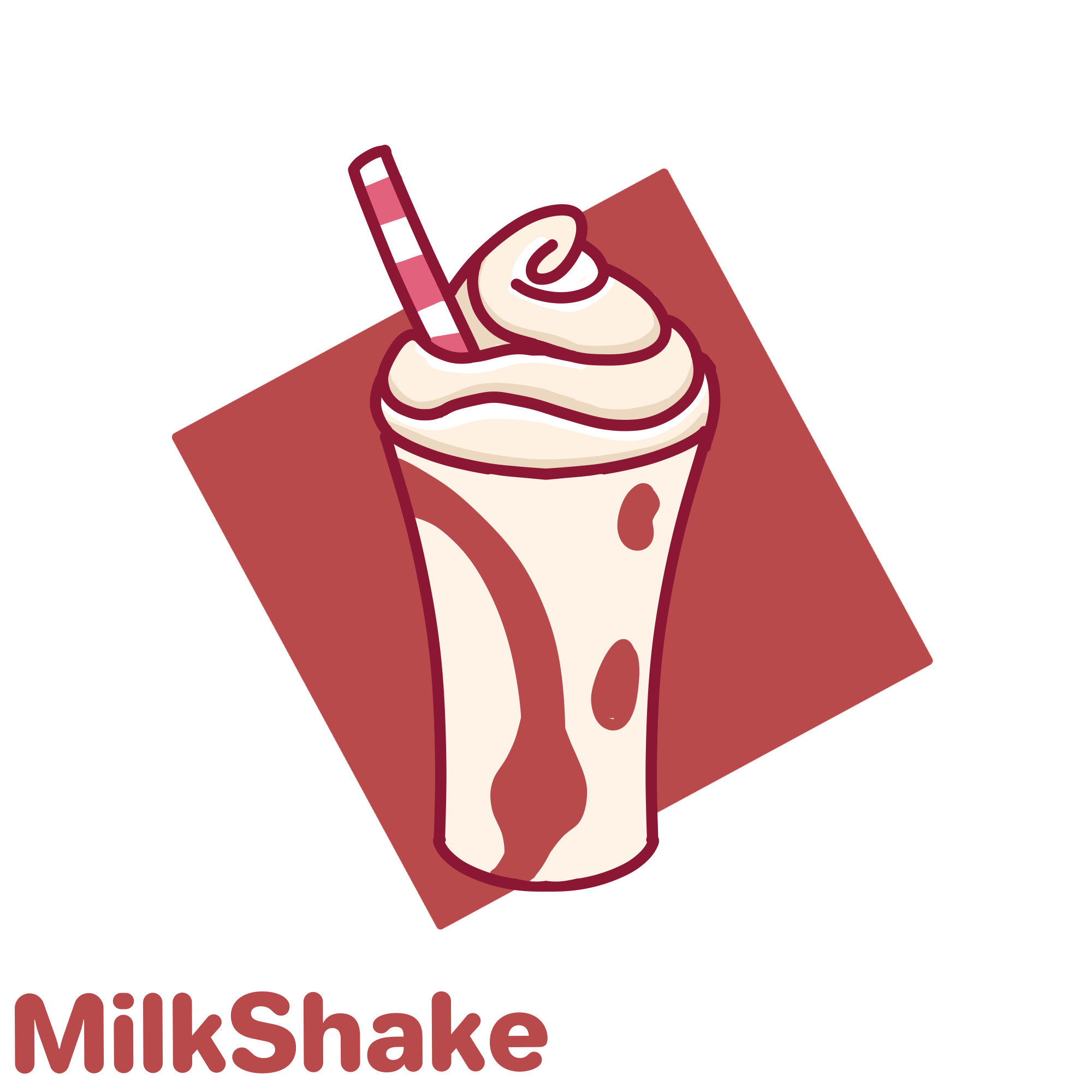 Cooked Studio's Milkshake logo