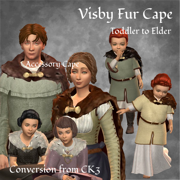 CK3 Norse Visby Fur Cape logo