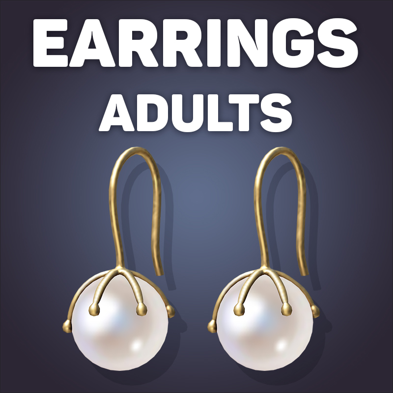 Dripping Gold Pearl Earrings logo
