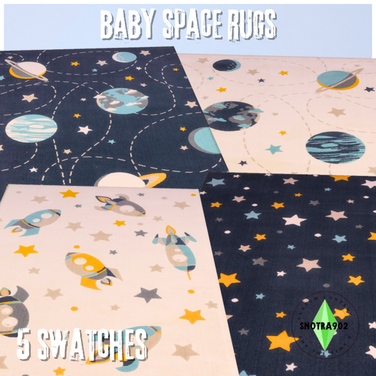 Baby Space rugs logo