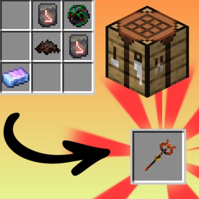 Blood Staff Recipe(Iron's Spells) logo