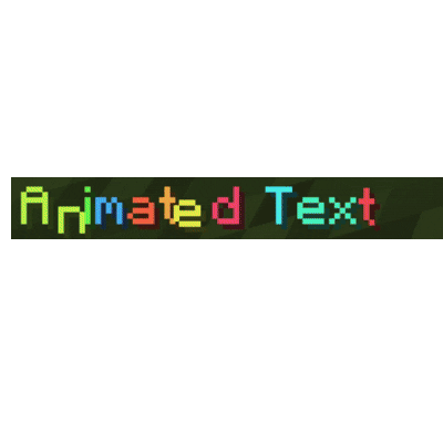 Animated Text logo