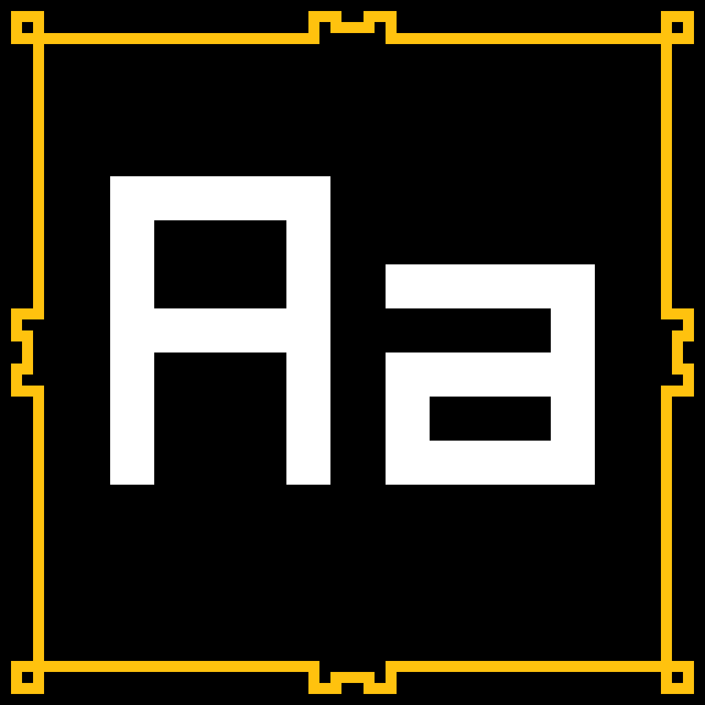 Blocky Font (MC Deluxe)