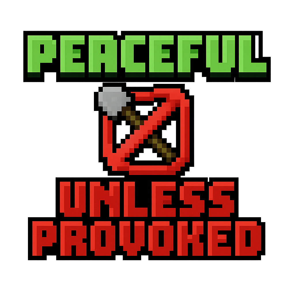 Peaceful Unless Provoked logo