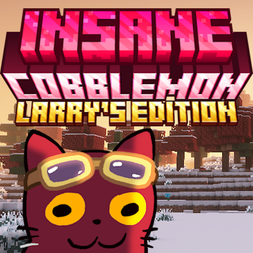 Larry's Insane Cobblemon logo
