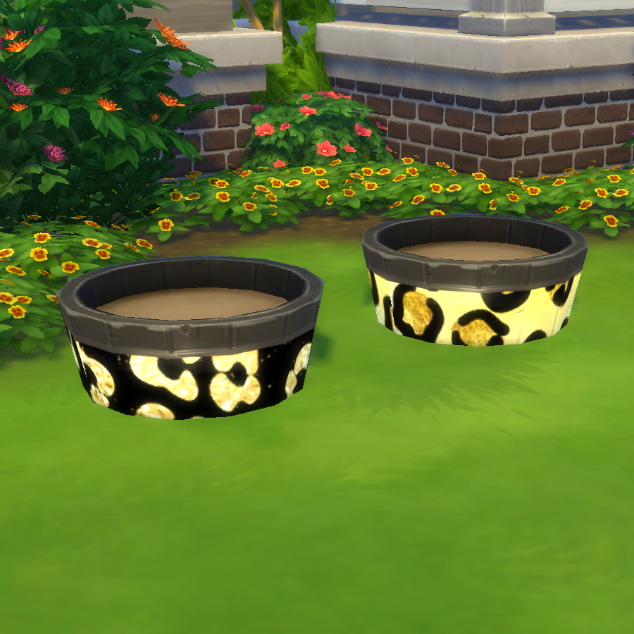Cheetah Print Garden Pot logo