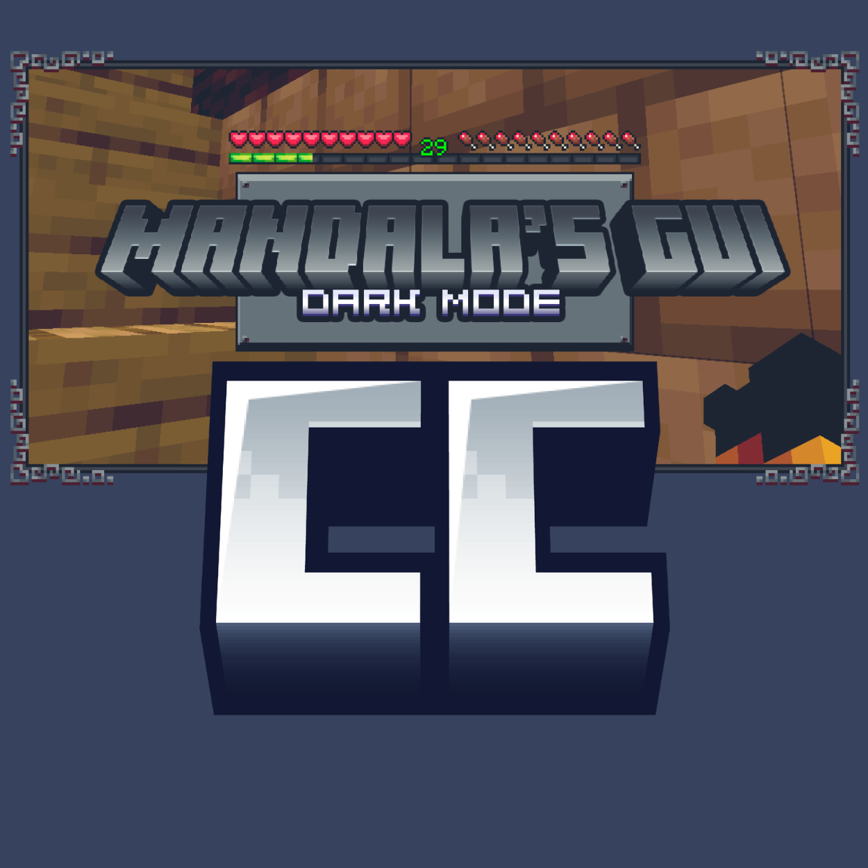 Mandalas GUI x Colorful Containers GUI Dark Mode