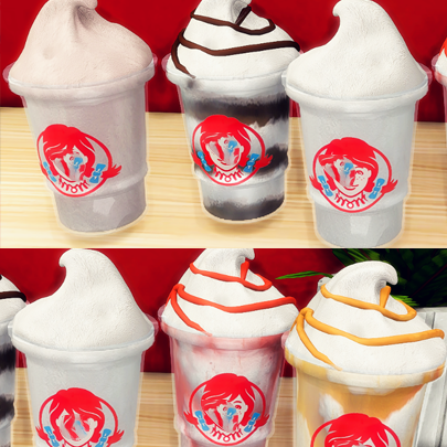 W Fast Food Restaurant Set 3