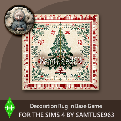 Christmas Square Dance Rug #2 Samtuse963 logo