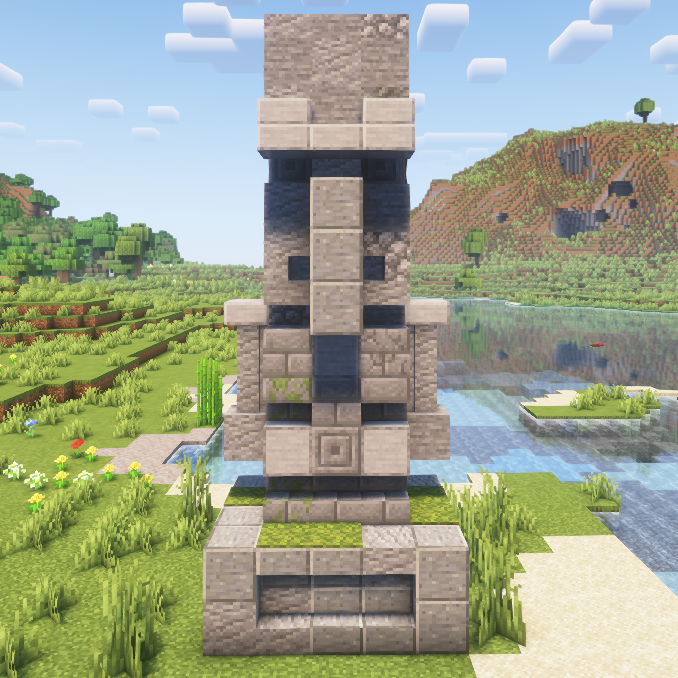 Old Illager Statue