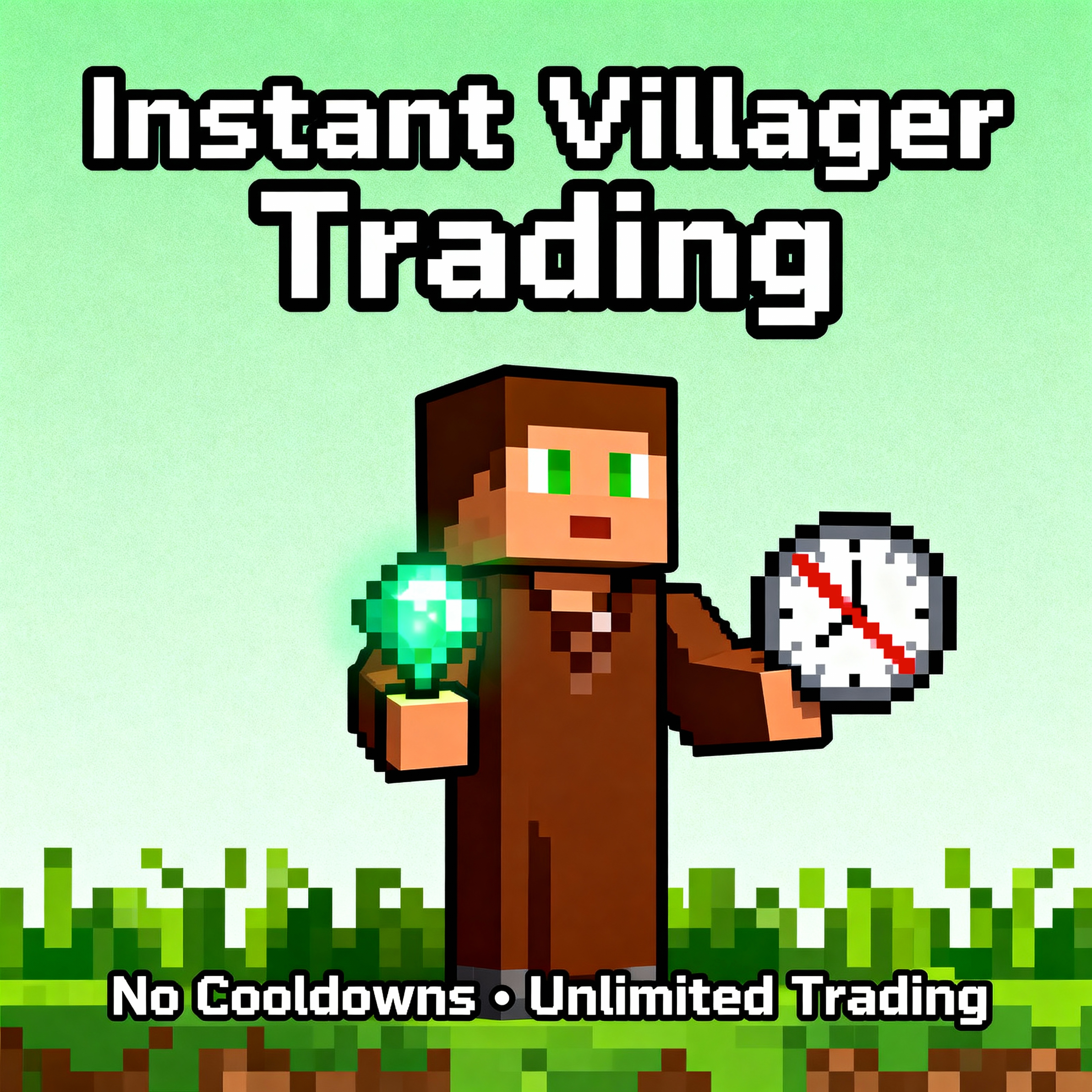 Instant Villager Trading (No Cooldown)