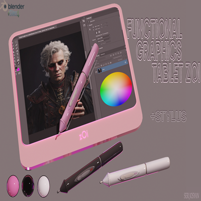🎨FUNCTIONAL GRAPHICS TABLET z0l🎨