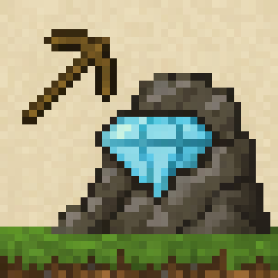 Let Any Pickaxe Mine logo