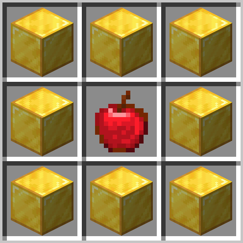 Craftable Notch apple