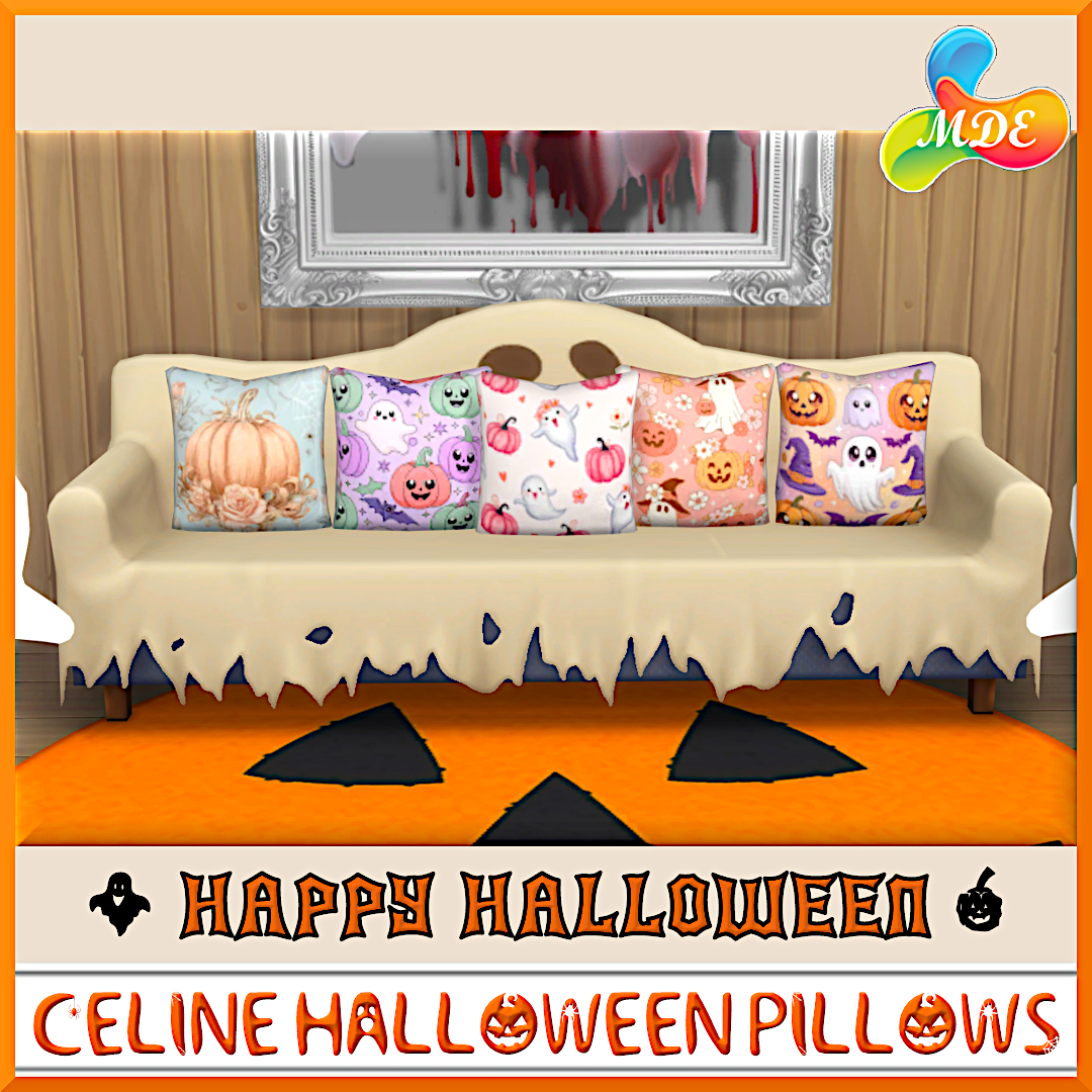 Celine Halloween Pillows logo