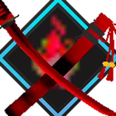 slashblade:shinku and blood katana logo