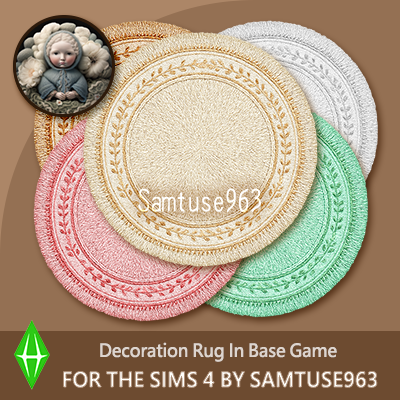 Cottagecore Round Dance Rug #1 Samtuse963 logo