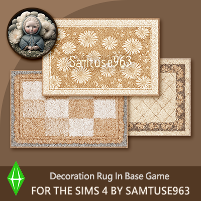 Cottagecore Rectangular Dance Rug #1 Samtuse963 logo
