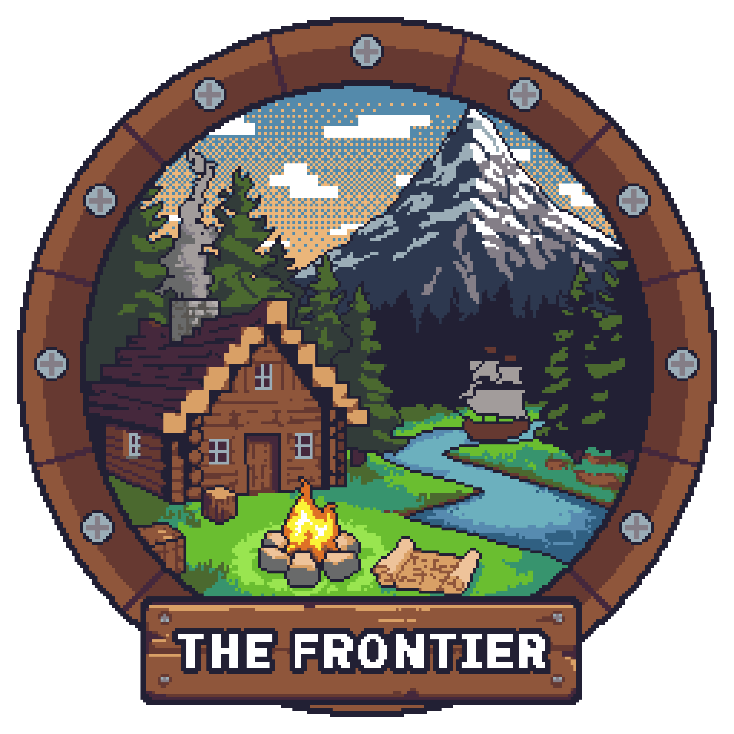 The Frontier SMP logo