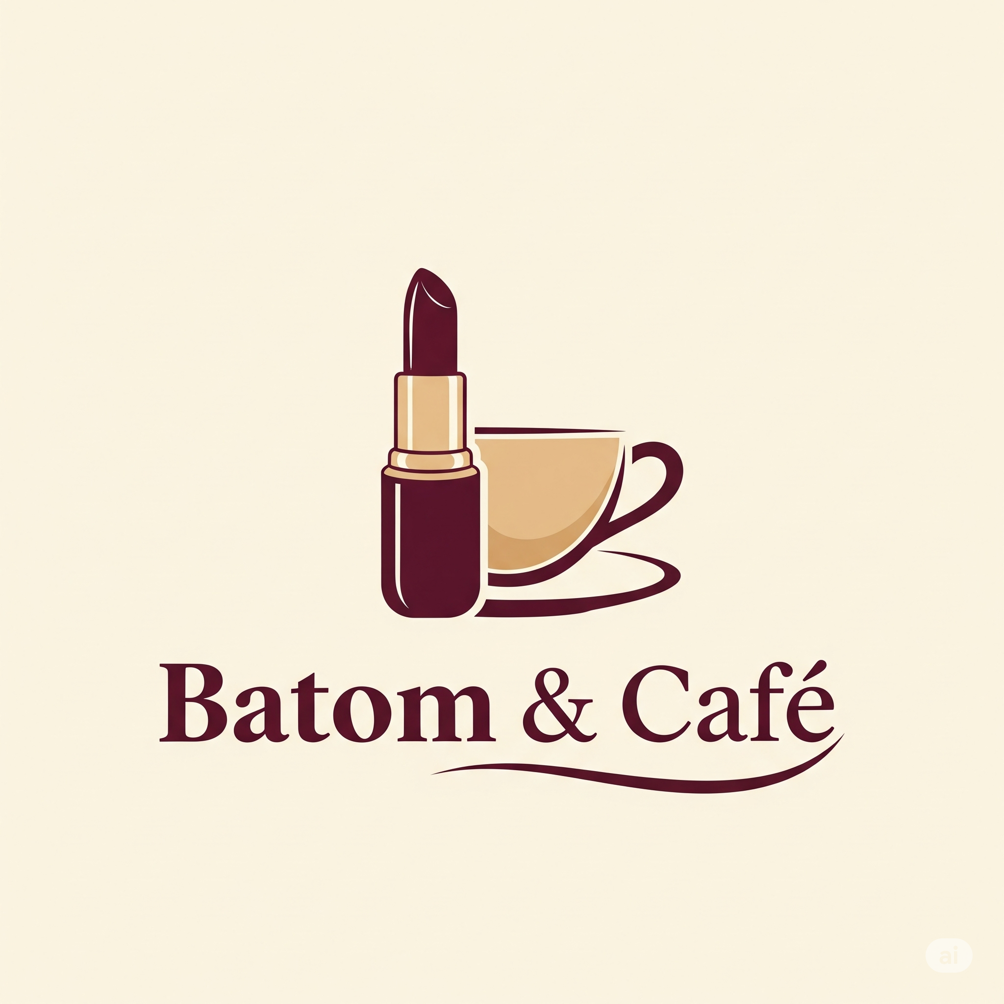 Batom e Cafe logo