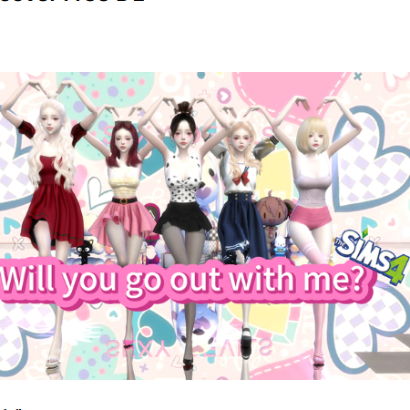 Will you go out with me? cover dance Sims4 dance animation Free DL