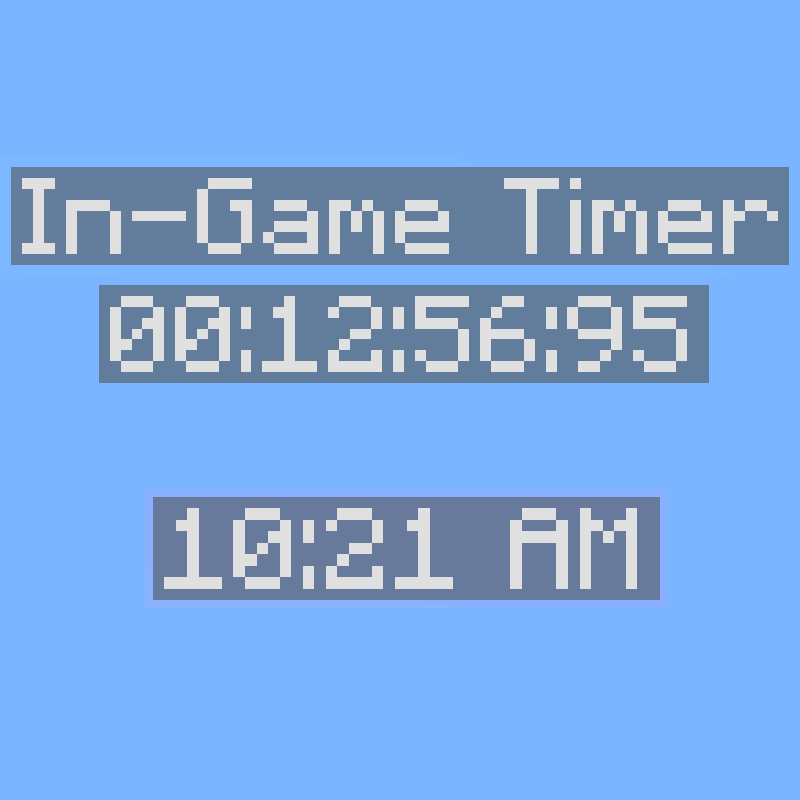 Overview - In-Game Time(r) - Mods - Projects - Minecraft 