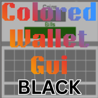 Black Wallet GUI (for Robo's Money mod) logo
