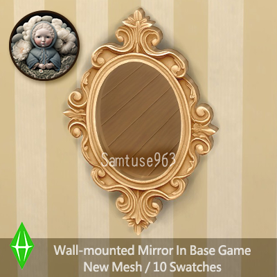 HQ Samtuse963 Phantom Court Oval Mirror logo
