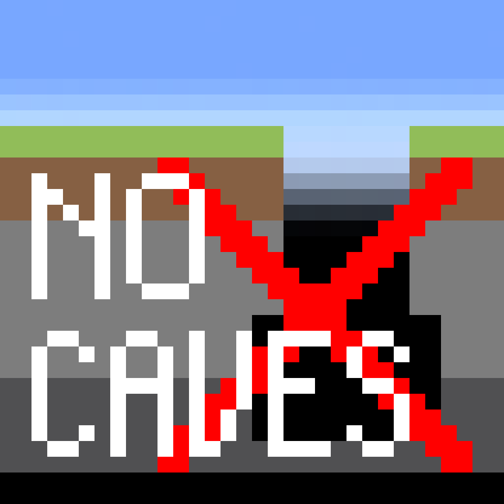 No Caves Mod logo