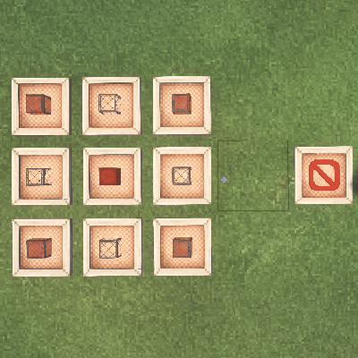 Craftable barrier and structure void
