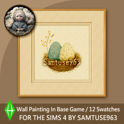 Cute Bird Square Painting #1 Sellable Extra C Samtuse963 logo