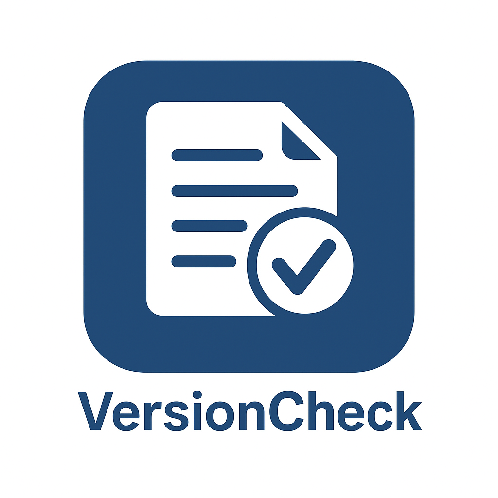 VersionCheck logo