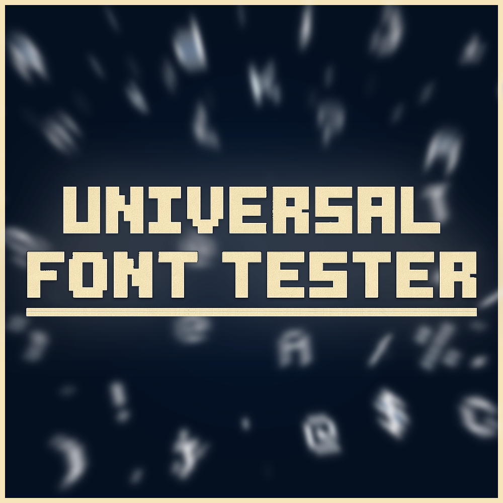 Universal Font Tester logo