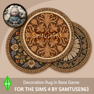 Evergrove Hymn Round Dance Rug #1 Samtuse963 logo