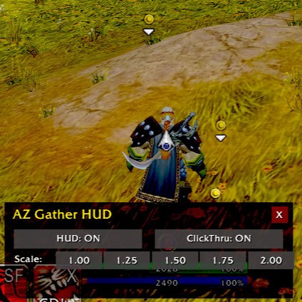 Az Gather Hud addon image logo