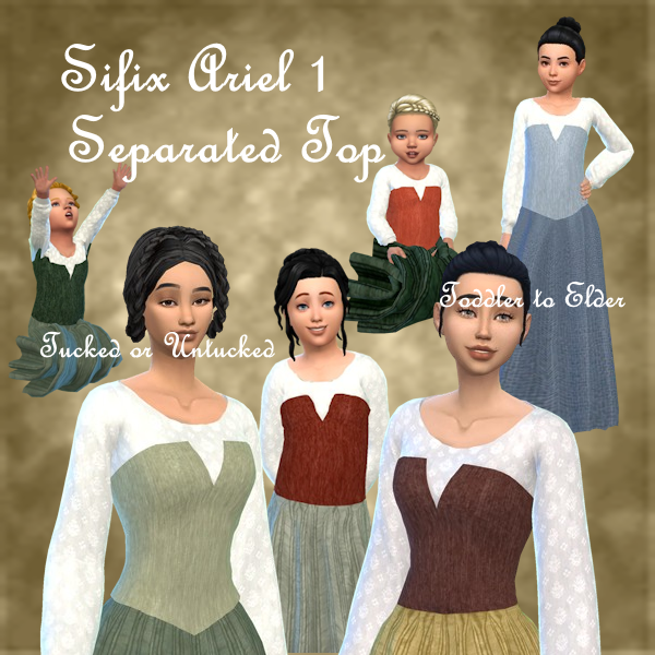 Sifix Ariel I - Separated Top for toddlers to elders logo