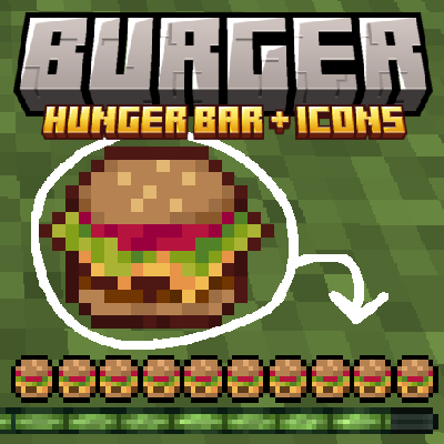 Burger Hunger Bar + Icons logo